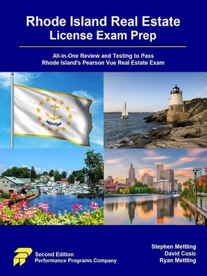 cover image of Rhode Island Real Estate License Exam Prep